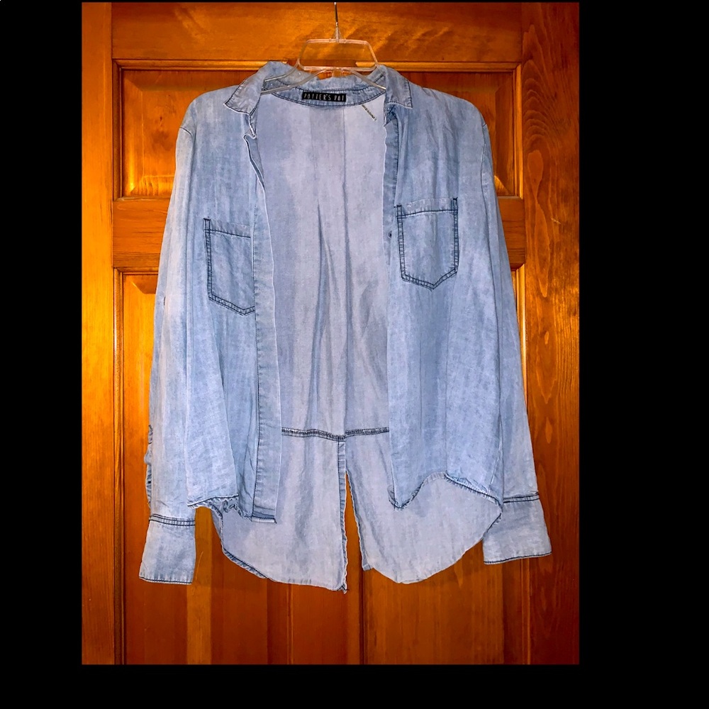 Potter’s Pot Jean button up blouse